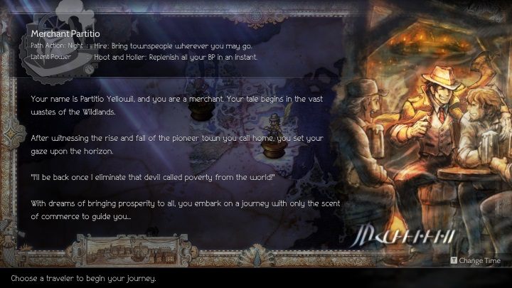 Partitio Yellowil jest handlarzem - Octopath Traveler 2: Postacie - Octopath Traveler 2 - poradnik do gry