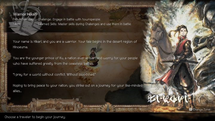 Hikari Ku jest wojownikiem - Octopath Traveler 2: Postacie - Octopath Traveler 2 - poradnik do gry