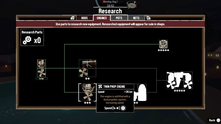 To niezły wybór jeśli macie 4 wolne sloty na silnik i nie chcecie wydawać aż 5 Research Parts na projekt Jet Drive Engine - Dredge: Wszystkie silniki (Engines) - Dredge - poradnik do gry