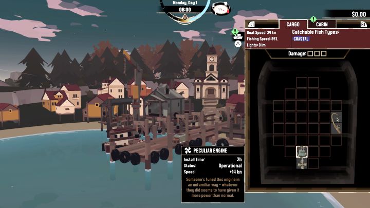 To podstawowy silnik, z którym rozpoczniecie nową grę - Dredge: Wszystkie silniki (Engines) - Dredge - poradnik do gry