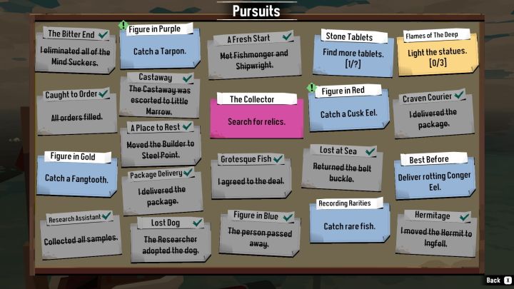 {ramkaczarwona}Zdobycie tego osiągnięcia można zablokować, jeśli nie uda Wam się wykonać czasowych questów dla Hooded Figures - Dredge: Trofea / Osiągnięcia - lista wszystkich, poradnik trofeowy - Dredge - poradnik do gry