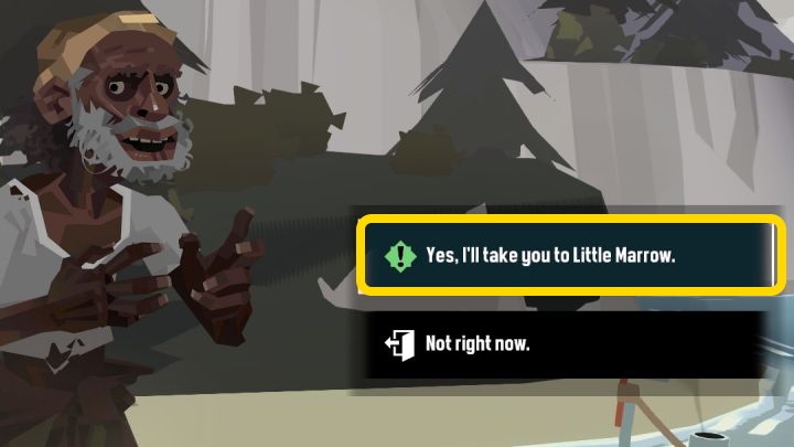 Porozmawiajcie z Castaway, który pojawi się natychmiast po interakcji z obiektem - Dredge: Castaway - Dredge - poradnik do gry