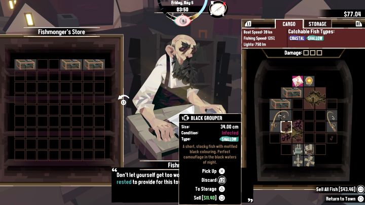 Zainfekowany stan nie przenosi się na inne ryby, ale tracą one na swojej wartości - Dredge: Czym są Infected Fish? - Dredge - poradnik do gry