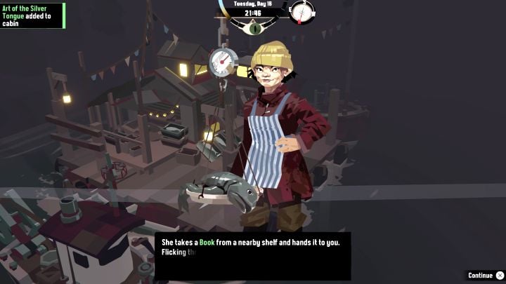 Odblokowanie książki: Musicie spotykać się z Travelling Merchant m - Dredge: Wszystkie książki (Books) - Dredge - poradnik do gry