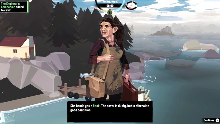 Odblokowanie książki: Musicie ukończyć Pursuit (misję) A Place to Rest i spotkać się z NPC-em Builder w Steel Point - Dredge: Wszystkie książki (Books) - Dredge - poradnik do gry