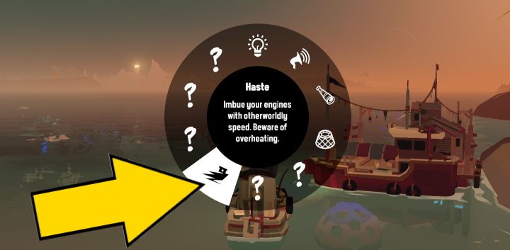 Umiejętność Haste otrzymacie po dostarczeniu pierwszego reliktu (Relic) do Collector w Blackthorn Isle - Dredge: Jak szybciej pływać statkiem? - Dredge - poradnik do gry