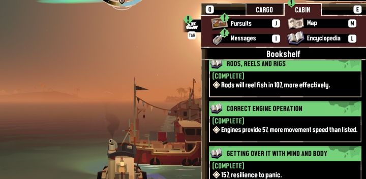 W grze będziecie mogli zdobyć 2 książki, których przeczytanie zwiększy wydajność silników - Dredge: Jak szybciej pływać statkiem? - Dredge - poradnik do gry