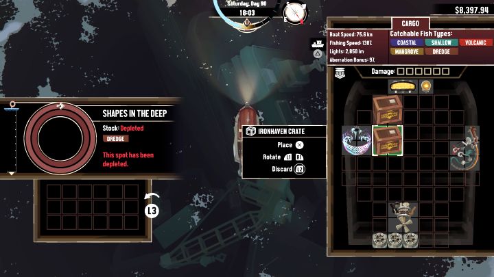 3 - Dredge The Iron Rig: Jak zdobywać skrzynie żelazoportu? - Dredge - poradnik do gry