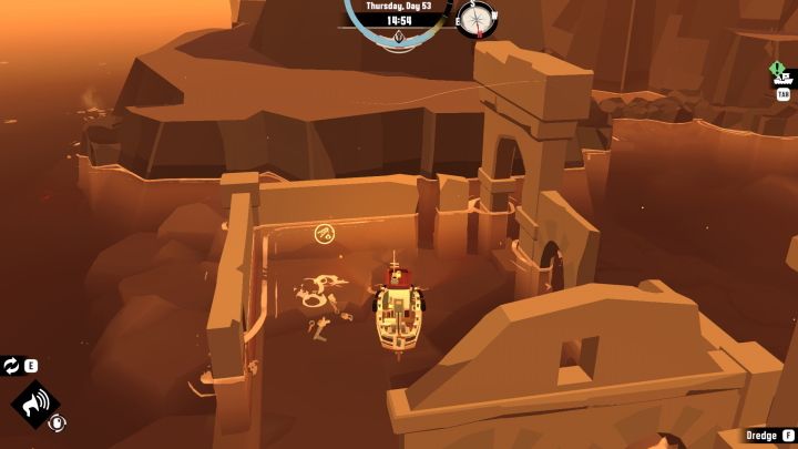 Musicie wykonać akcję dredge i przejść minigrę, aby wydobyć przedmiot - Dredge: Stone Tablets - Dredge - poradnik do gry