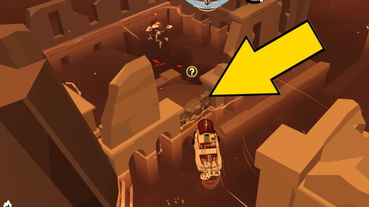 Aby dostać się do punktu dredge, musicie wysadzić blokujące drogę Debris, dlatego upewnijcie się, że macie w ładowni Packet Explosives - Dredge: Stone Tablets - Dredge - poradnik do gry