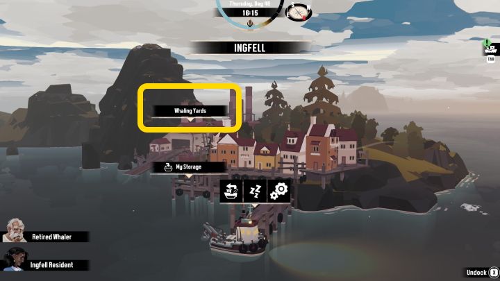 Po ostatniej rozmowie i zakończeniu Pursuit, zyskacie dostęp do Whaling Yards, gdzie zakupicie Packed Explosives - Dredge: Hermitage - Dredge - poradnik do gry