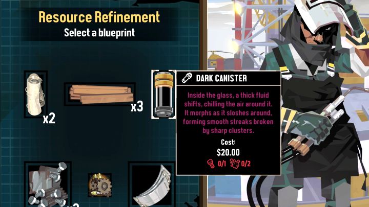 Na liście schematów drugiego poziomu huty znajduje się mroczny kanister - Dredge The Iron Rig: Jak zdobywać mroczne kanistry? - Dredge - poradnik do gry