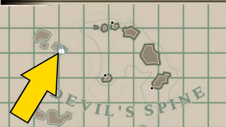 Red Hooded Figure znajdziecie na wysepce na zachód od głównych wysp obszaru Devils Spine - Dredge: Figure in Red - Dredge - poradnik do gry