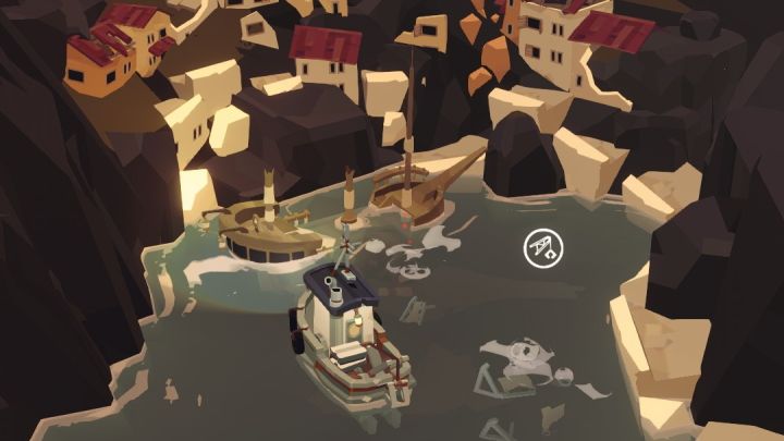 Musicie wysadzić Debris, aby móc skorzystać z punktu do wydobywania skarbów - Dredge: The Collector - Dredge - poradnik do gry