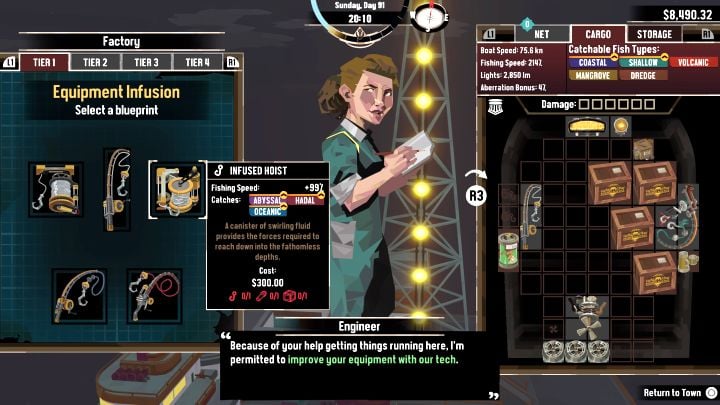 3 - Dredge The Iron Rig: Co oznacza komunikat Nie posiadasz odpowiedniego wyposażenia? - Dredge - poradnik do gry