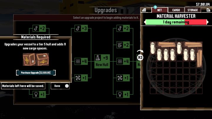 Odblokowanie najlepszego kadłuba ma pewne wymagania - Dredge The Iron Rig: Jak ulepszyć kadłub do piątego poziomu? - Dredge - poradnik do gry