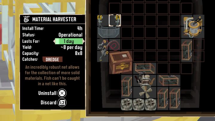 Do zbudowania kolektora materiałów potrzebne są - Dredge The Iron Rig: Jak używać Kolektora materiałów i zdobywać surowce Dragowanie? - Dredge - poradnik do gry
