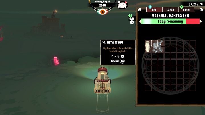 4 - Dredge The Iron Rig: Jak używać Kolektora materiałów i zdobywać surowce Dragowanie? - Dredge - poradnik do gry