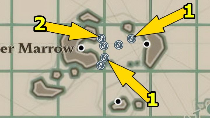 Oba gatunki ryb znajdziecie na obszarze The Marrows, dlatego poszukiwania nie powinny stanowić problemu - Dredge: Caught to Order - Dredge - poradnik do gry