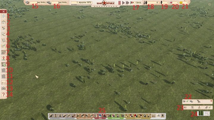 1 - Workers and Resources: Interfejs - Workers and Resources - poradnik do gry