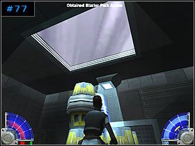 Przejdź po rurach na kolejny wagon i dalej w stronę następnego, z wiekiem owalnym zbiornikiem pośrodku - Cult Investigation - Corellia | Zestaw #1 | Star Wars Jedi Knight Jedi Academy - Star Wars Jedi Knight: Jedi Academy - poradnik do gry