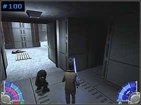 W następnej sali odnajdź windę, ulokowaną w jej centrum - Baza Echo - Hoth | Kontynuacja | Star Wars Jedi Knight Jedi Academy - Star Wars Jedi Knight: Jedi Academy - poradnik do gry