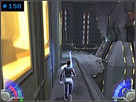 Tam znajdziesz wielkie drzwi [#151] , prowadzące do poszukiwanego budynku - Covert Operation - KrilDor, cz. 3 | Zestaw #2 | Star Wars Jedi Knight Jedi Academy - Star Wars Jedi Knight: Jedi Academy - poradnik do gry