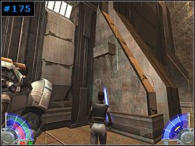 Teraz zeskocz na drugą stronę i odszukaj zniszczony kawałek podłogi [#176] - Toksyczna planeta - Vjun | Kontynuacja | Star Wars Jedi Knight Jedi Academy - Star Wars Jedi Knight: Jedi Academy - poradnik do gry