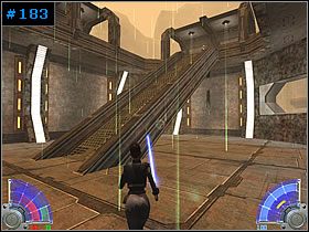 Ruszaj w lewo, eliminując napotkanych na swojej drodze oponentów - Toksyczna planeta - Vjun | Kontynuacja | Star Wars Jedi Knight Jedi Academy - Star Wars Jedi Knight: Jedi Academy - poradnik do gry