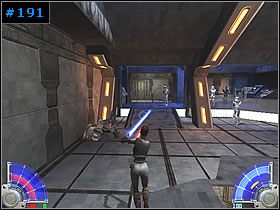 Skorzystaj z drzwi prowadzących na korytarz - Piwnice zamczyska - Vjun | Kontynuacja | Star Wars Jedi Knight Jedi Academy - Star Wars Jedi Knight: Jedi Academy - poradnik do gry