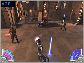 Oba pomieszczenia prowadzą do tego samego punktu docelowego - sali kontrolnej - Piwnice zamczyska - Vjun | Kontynuacja | Star Wars Jedi Knight Jedi Academy - Star Wars Jedi Knight: Jedi Academy - poradnik do gry