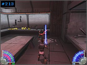 Zajmij się nim, po czym odnów zdrowie i ruszaj do kolejnej sali z czterema blokami [#214] - Zamek Vadera - Vjun | Kontynuacja | Star Wars Jedi Knight Jedi Academy - Star Wars Jedi Knight: Jedi Academy - poradnik do gry