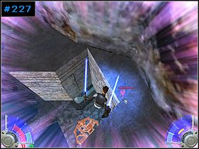 Przejdź następnie w stronę uszkodzonego mostu z lewej od wyjścia - Cult Sighting - Chandrila | Zestaw #3 | Star Wars Jedi Knight Jedi Academy - Star Wars Jedi Knight: Jedi Academy - poradnik do gry