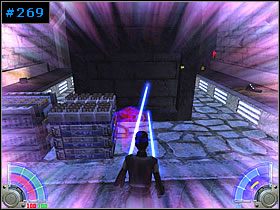 Jeśli chcesz, po drodze możesz zebrać jedyny sekret - Weapon Destruction - Ord Mantell | Zestaw #3 | Jedi Knight Jedi Academy - Star Wars Jedi Knight: Jedi Academy - poradnik do gry