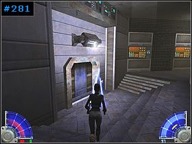 Załatw Reborna stojącego przy satelicie i schodź niżej, na lewo po kładkach i dalej po skale - Wrogie instalacje - Taspir 3 | Kontynuacja | Star Wars Jedi Knight Jedi Academy - Star Wars Jedi Knight: Jedi Academy - poradnik do gry