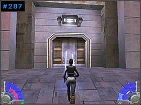 Tam zajmiesz się następną para Rebornów, by móc (niezupełnie) spokojnie przejść kładką do kolejnej sali, a potem kolejną kładka do następnej [#288] - Wrogie instalacje - Taspir 3 | Kontynuacja | Star Wars Jedi Knight Jedi Academy - Star Wars Jedi Knight: Jedi Academy - poradnik do gry