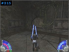Gdyby interesował cię i sekret #3 , to po belkach udaj się na samą górę - Katakumby - Korriban cd. | Kontynuacja | Star Wars Jedi Knight Jedi Academy - Star Wars Jedi Knight: Jedi Academy - poradnik do gry