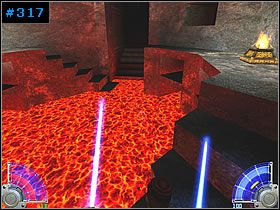 W końcu dotrzesz do ostatniej wielkiej sali z już prawie ostatnimi przeciwnikami - Katakumby - Korriban cd. | Kontynuacja | Star Wars Jedi Knight Jedi Academy - Star Wars Jedi Knight: Jedi Academy - poradnik do gry