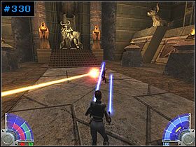 Jasna Strona Mocy - Marka Ragnos w ciele Tavion - Dolina Ciemnych Lordów - Korriban cd. | Kontynuacja | Jedi Knight Jedi Academy - Star Wars Jedi Knight: Jedi Academy - poradnik do gry