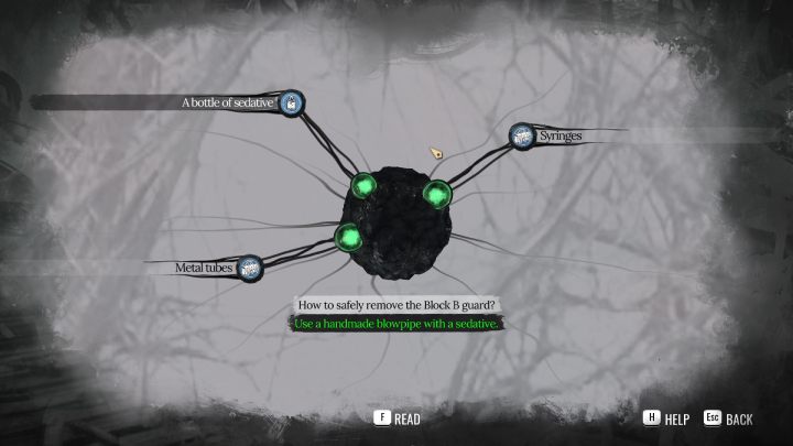 Po przeszukaniu wszystkich pomieszczeń i zebraniu wskazówek, zajrzyjcie do Pałacu Pamięci (Mind Palace) - Sherlock Holmes The Awakened: Instytut Edelweiss - Sherlock Holmes The Awakened - solucja