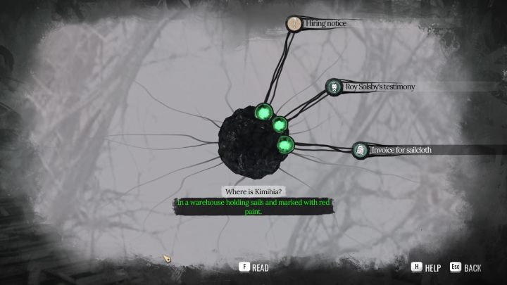 Po zebraniu wszystkich dowodów w porcie Londyńskim (Port of London) i rozmowie z podejrzanymi, będziecie mogli rozwiązać następną zagadkę z Pałacu Pamięci (Mind Palace) - Sherlock Holmes The Awakened: Port Londyński (Port of London) - Sherlock Holmes The Awakened - solucja