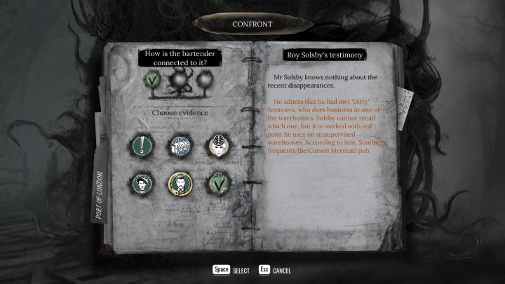 Po rozmowie z Royem, dowody w sprawie porwania Kimihii zostaną zaktualizowane - Sherlock Holmes The Awakened: Port Londyński (Port of London) - Sherlock Holmes The Awakened - solucja