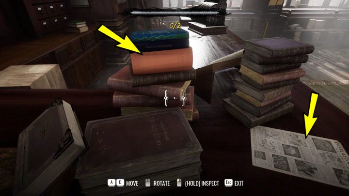 Na ladzie w księgarni zbadajcie - Sherlock Holmes The Awakened: Księgarnia Barnesa (Barnes Bookshop) - Sherlock Holmes The Awakened - solucja