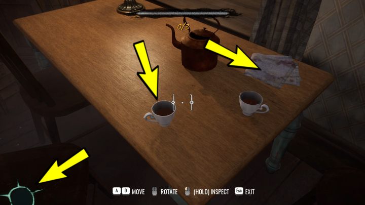 Idźcie prosto, przejdźcie obok schodów i skręćcie w lewo do kuchni - Sherlock Holmes The Awakened: Posiadłość Arnesona (Arnesons Mansion) - Sherlock Holmes The Awakened - solucja