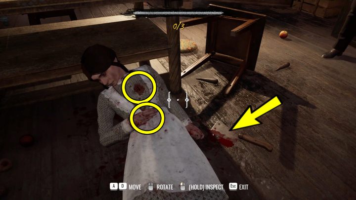 Na ciele kobiety zbadajcie - Sherlock Holmes The Awakened: Posiadłość Arnesona (Arnesons Mansion) - Sherlock Holmes The Awakened - solucja