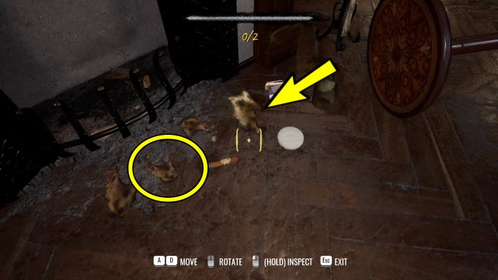 W kominku zbadajcie - Sherlock Holmes The Awakened: Posiadłość Arnesona (Arnesons Mansion) - Sherlock Holmes The Awakened - solucja