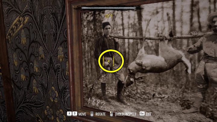 Spójrzcie na obraz na ścianie przy biurku i zbadajcie broń trzymaną przez mężczyznę po lewej stronie - Sherlock Holmes The Awakened: Posiadłość Arnesona (Arnesons Mansion) - Sherlock Holmes The Awakened - solucja