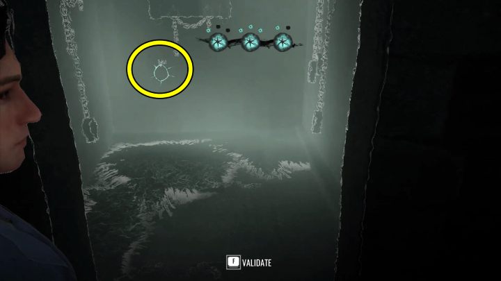 Wejdźcie w tryb koncentracji (concentration) i zbadajcie ślady na ziemi w jednej z cel - Sherlock Holmes The Awakened: Blok B (Block B) - Sherlock Holmes The Awakened - solucja