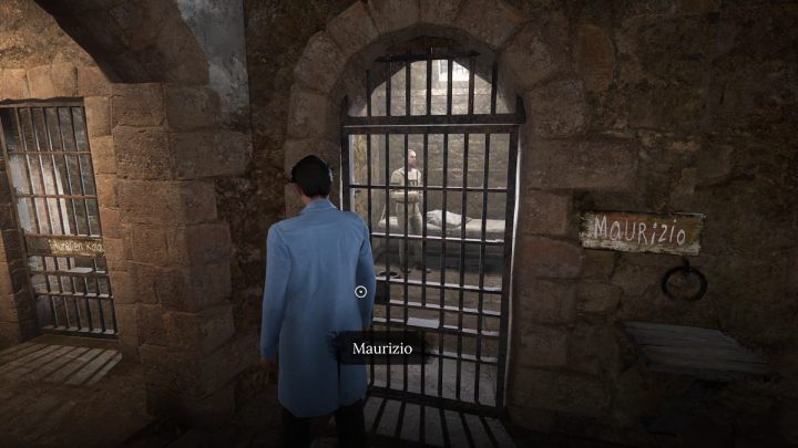 Wróćcie do pacjenta o imieniu Maurizio z bloku A (Block A) i otwórzcie jego celę - Sherlock Holmes The Awakened: Blok B (Block B) - Sherlock Holmes The Awakened - solucja