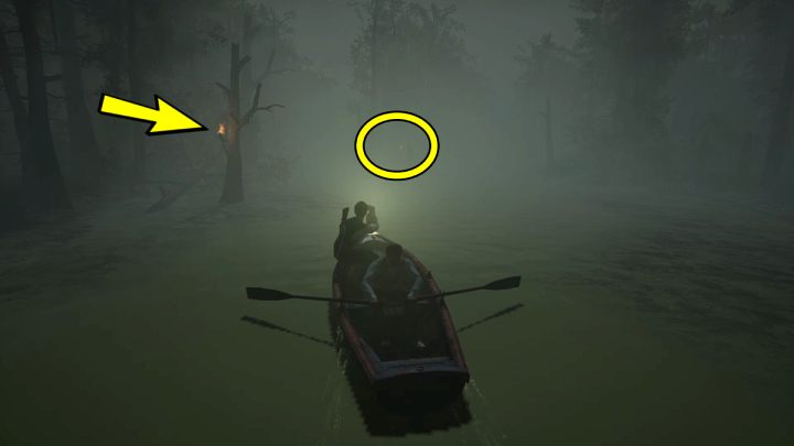 Następnym punktem orientacyjnym będą pochodnie - Sherlock Holmes The Awakened: Mokradła (The Swamp) - Sherlock Holmes The Awakened - solucja